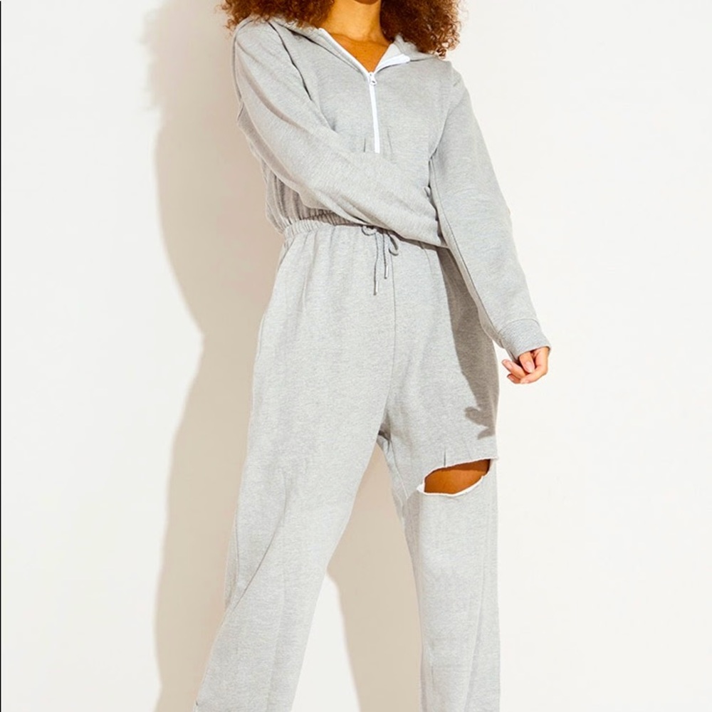 Grey Jumpsuit